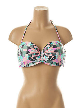 Haut de maillot de bain fermeture liens à nouer haut soutien-gorge emboitant vert O'NEILL femme