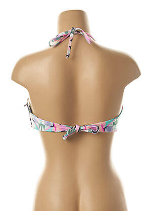 Haut de maillot de bain fermeture liens à nouer haut soutien-gorge emboitant vert O'NEILL femme