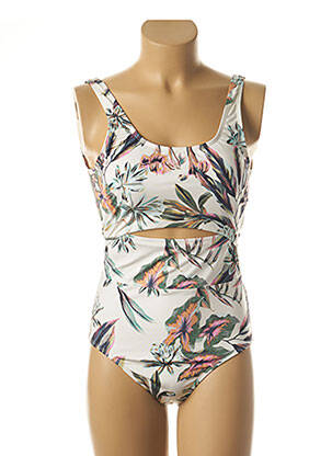 Maillot de bain 1 pièce stretch haut soutien-gorge moulé blanc O'NEILL femme