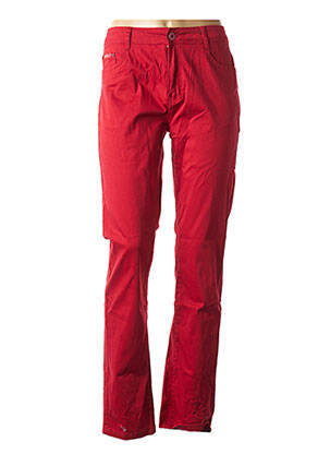 Pantalon slim rouge YZY pour femme