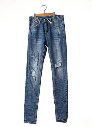 Jeans coupe slim bleu MELLY & CO pour femme