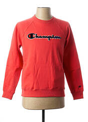Sweat-shirt rouge CHAMPION pour homme seconde vue