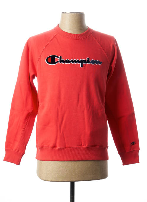 Sweat-shirt rouge CHAMPION pour homme