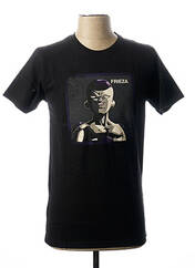 T-shirt noir CAPSLAB BY FREEGUN pour homme seconde vue