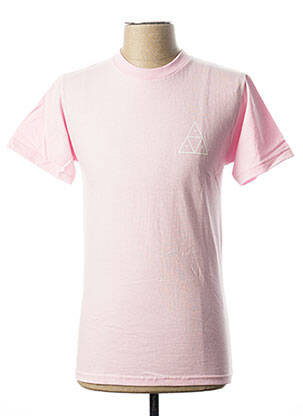 T-shirt rose HUF pour homme
