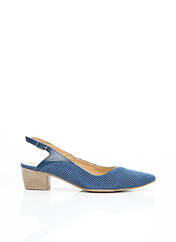 Sandales/Nu pieds bleu FRANCE MODE pour femme seconde vue