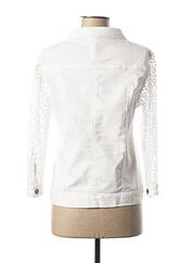 Veste en jean blanc FRED SABATIER pour femme seconde vue