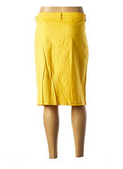 Jupe mi-longue jaune AGATHE & LOUISE pour femme seconde vue