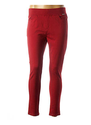 Pantalon 7/8 rouge AGATHE & LOUISE pour femme