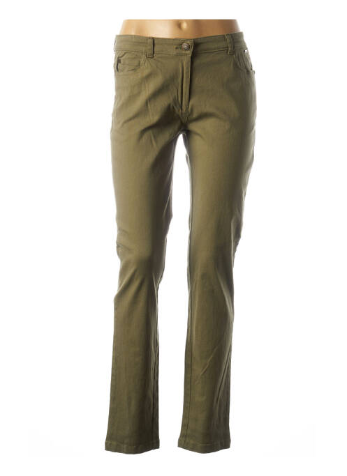Pantalon slim vert AGATHE & LOUISE pour femme