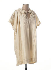 Robe courte beige TRICOT CHIC pour femme seconde vue