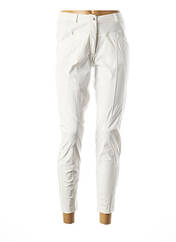 Pantalon 7/8 blanc PLATINE COLLECTION pour femme seconde vue