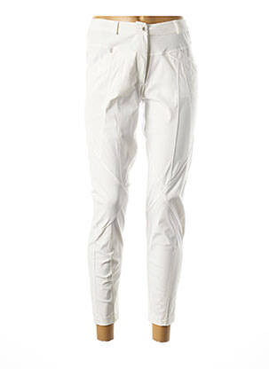 Pantalon 7/8 blanc PLATINE COLLECTION pour femme
