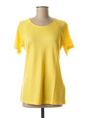T-shirt jaune BRANDTEX pour femme seconde vue