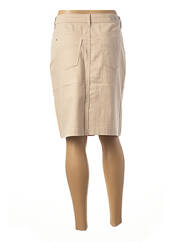 Jupe mi-longue beige BRANDTEX pour femme seconde vue