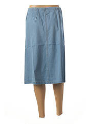 Jupe mi-longue bleu SIGNATURE pour femme seconde vue