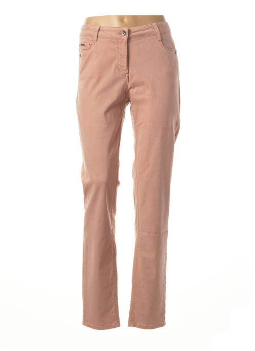 Pantalon slim rose BRANDTEX pour femme