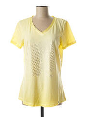 T-shirt jaune BARBARA LEBEK pour femme seconde vue