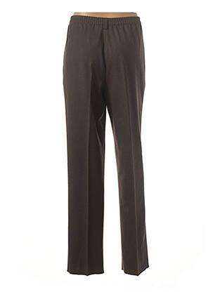 Pantalon droit stretch marron KARTING femme