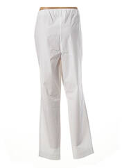 Pantalon droit blanc SEMPRE PIU BY CHALOU pour femme seconde vue