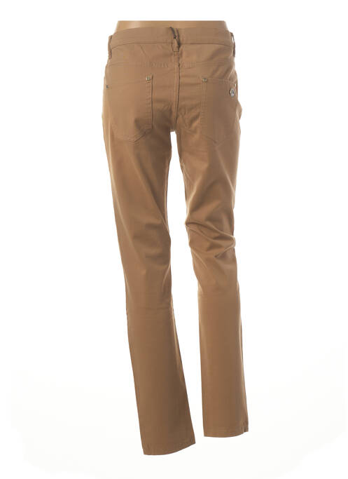 Pantalon slim marron CAROLINE BISS pour femme