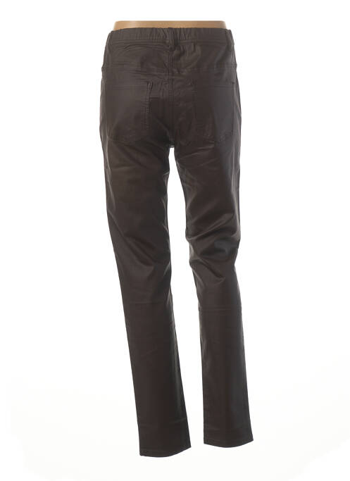 Pantalon slim marron TELMAIL pour femme