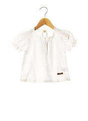 T-shirt blanc RORA pour fille seconde vue