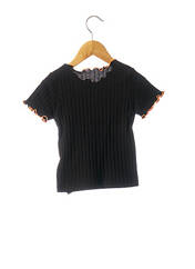T-shirt noir RORA pour fille seconde vue