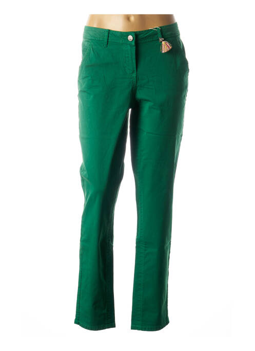 Pantalon droit vert CECIL pour femme