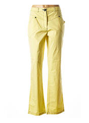 Pantalon droit jaune BE THE QUEEN pour femme seconde vue