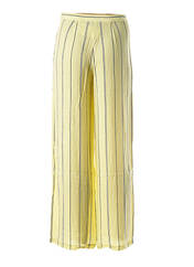 Pantalon large jaune TEOH & LEA pour femme seconde vue