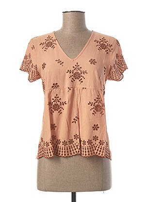 T-shirt rose INDI & COLD pour femme