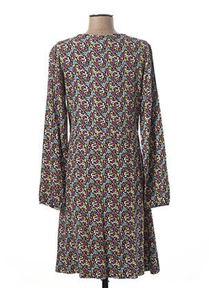 Robe mi-longue manches longues manches longues violet TRANQUILLO femme