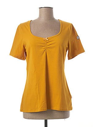 T-shirt orange BLUTSGESCHWISTER pour femme