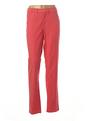 Pantalon droit stretch taille normale rouge SKFK femme
