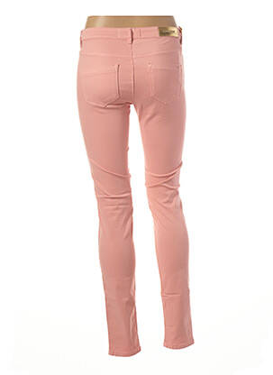 Pantalon slim taille élastique taille normale rose COUTURIST femme