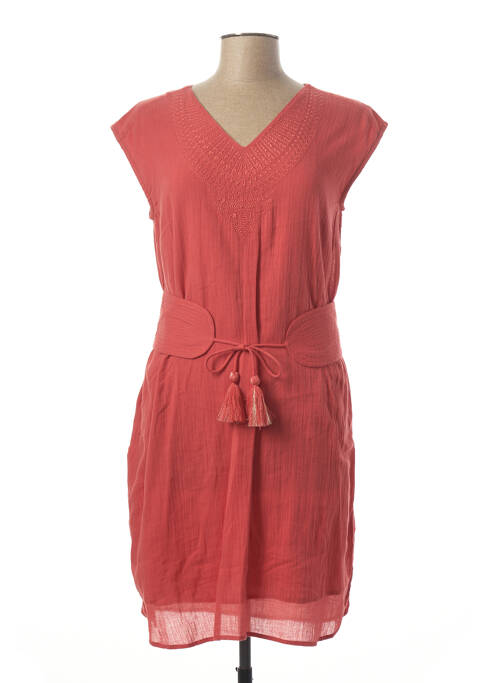 Robe mi-longue orange LA FIANCEE DU MEKONG pour femme