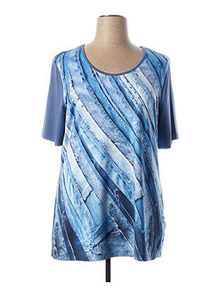 T-shirt bleu DORIS STREICH pour femme