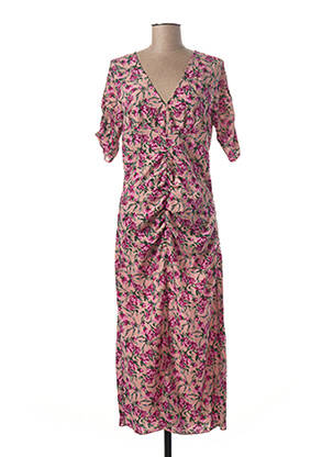 Robe mi-longue rose ANDY & LUCY pour femme