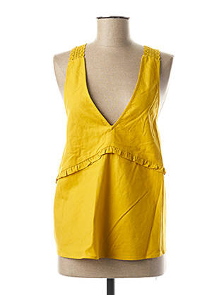Top jaune ANDY & LUCY pour femme