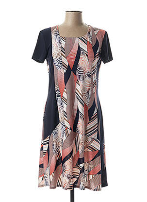 Robe mi-longue bleu GEVANA pour femme