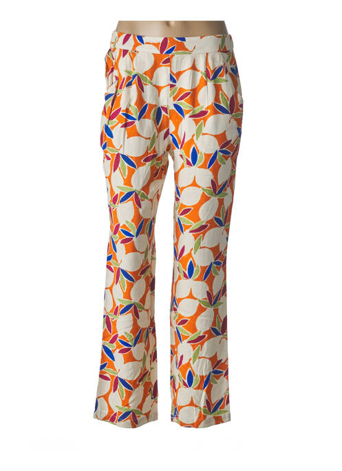 Pantalon droit orange COMPAÑIA FANTASTICA pour femme