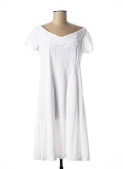 Robe mi-longue blanc MALOKA pour femme seconde vue