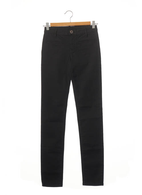 Pantalon slim noir DENIM STUDIO pour femme