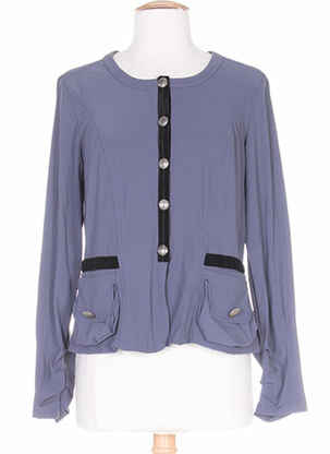 Veste casual bleu PLATINE COLLECTION femme