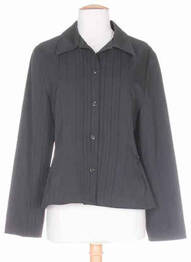 Veste casual noir CARNET DE BORD femme