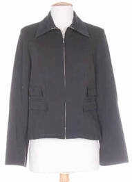 Veste casual noir PAUL BRIAL femme
