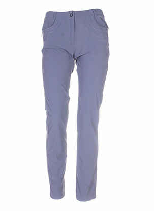 Pantalon droit bleu PLATINE COLLECTION femme