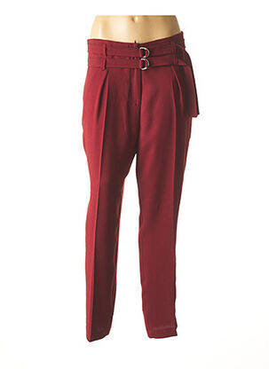 Pantalon droit rouge EVA KAYAN pour femme