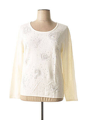 Pull blanc ANAKE pour femme
